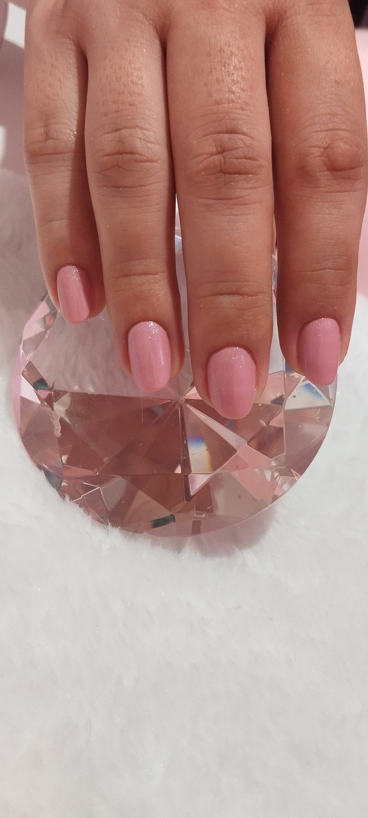 Rosa Elegante com Glitter